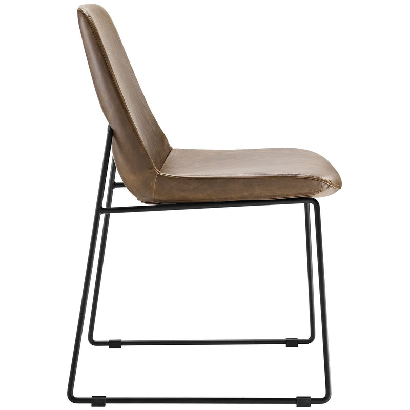 Allure Vinyl Dining Chair – EMFURN