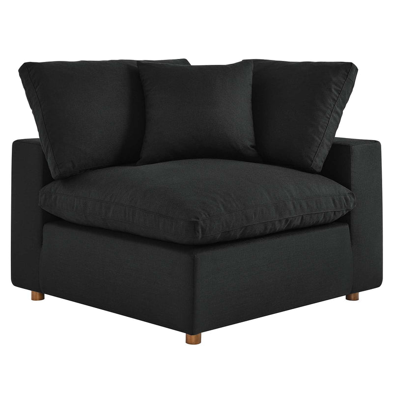 Connie Down Filled Overstuffed 5-Piece Armless Sectional Sofa