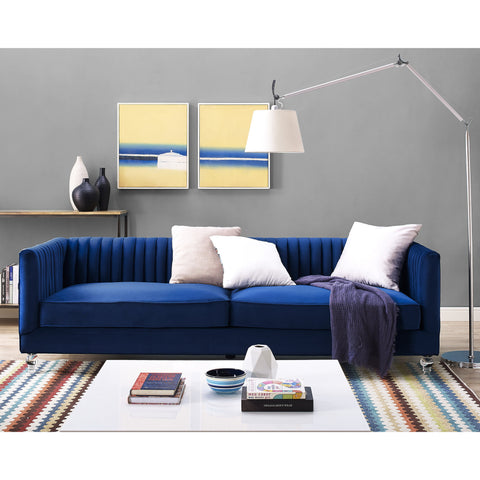 Pilot Velvet Sofa - living-essentials