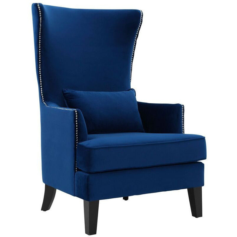 Crystal High Back Accent Chair - EMFURN