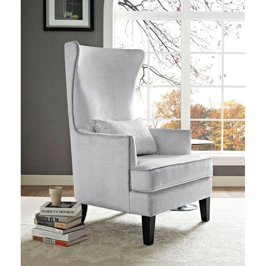 Crystal High Back Accent Chair EMFURN