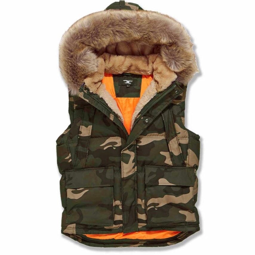 Jordan Craig Yukon Fur Lined Puffer Vest (Woodland) 9371VC – City Man USA
