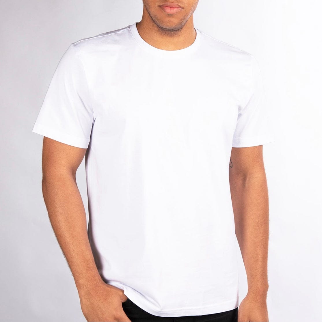 Citylab Premium Crew Neck T Shirt (Ice White) PR0208R – City Man USA