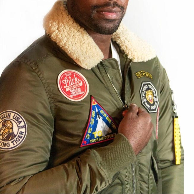 NEW TOP GUN JACKETS ✈️ - Top Gun Force CW45 Bomber Jacket (Olive