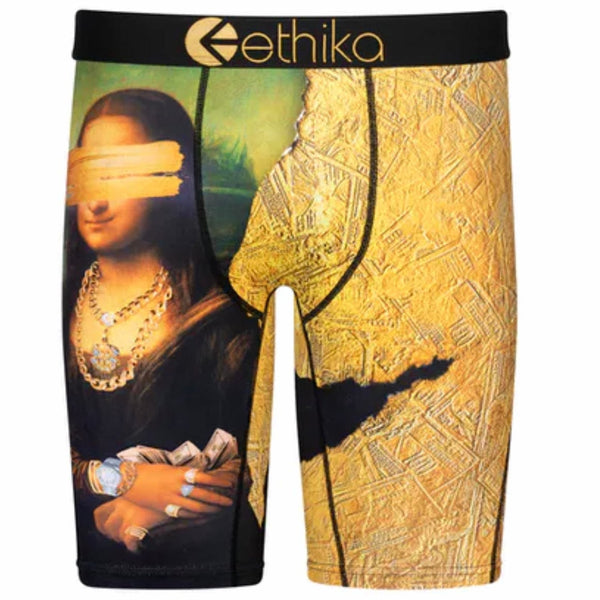 Underwear  ETHIKA Womens Oro Gang Boyshort Underwear Black