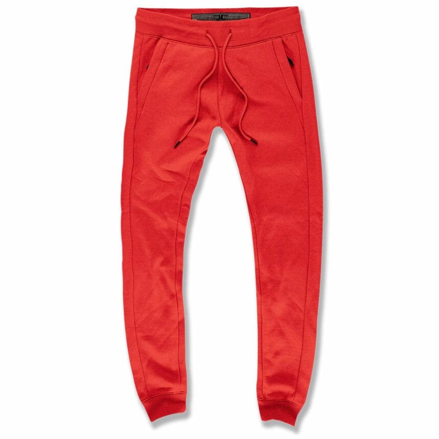 Jordan Craig Uptown Jogger Sweatpants (Red) 8720 – City Man USA