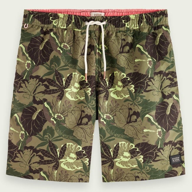 Scotch & Soda Men's Monogram Swim Shorts