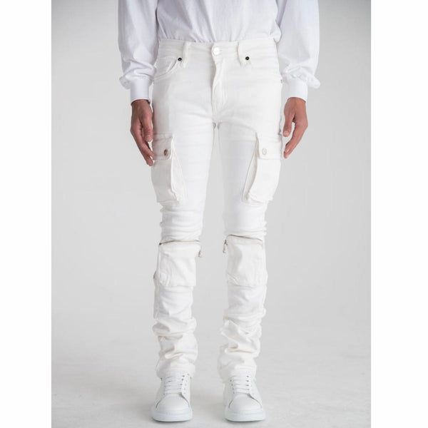 Metro Fusion - Pheelings 'Never Look Back' Cargo Flare Stack Leather Pant -  Men's Pants