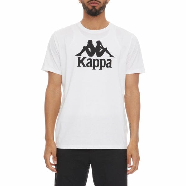 Kappa Authentic Estessi T Shirt (White/Black) 304KPT0 – City Man USA