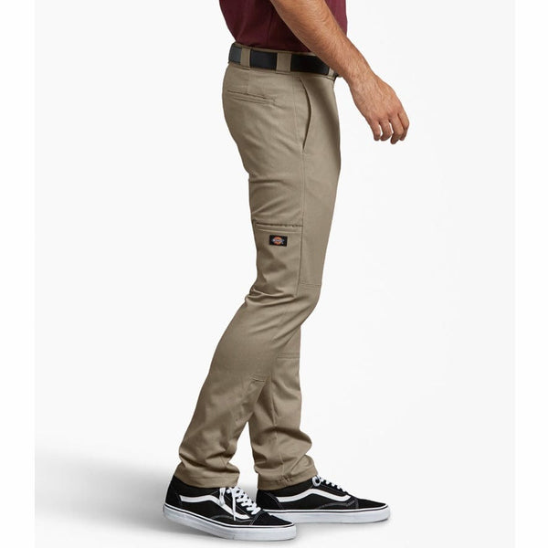 Dickies Men's WP811 Flex Skinny Straight Fit Double Knee Work Pants Bl –  That Shoe Store and More