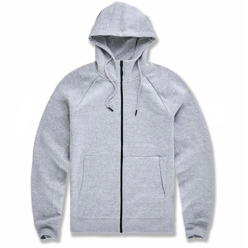 grey jordan zip up