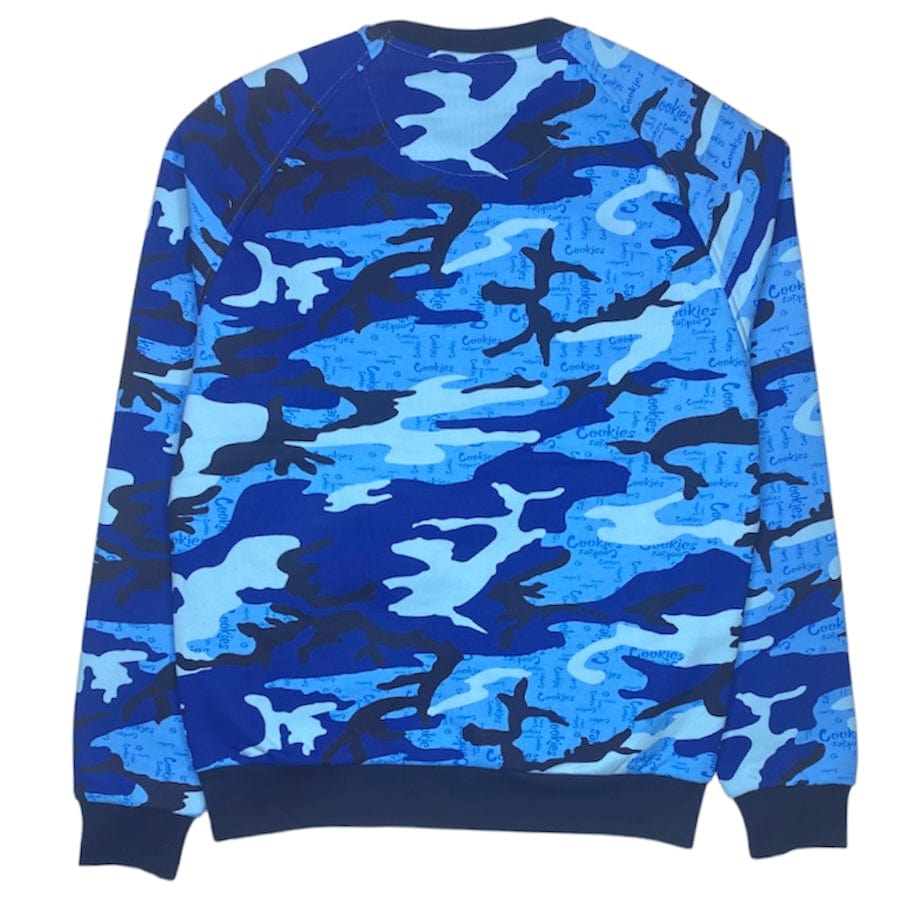 Valentino Camouflage Sweatshirt in Blue for Men