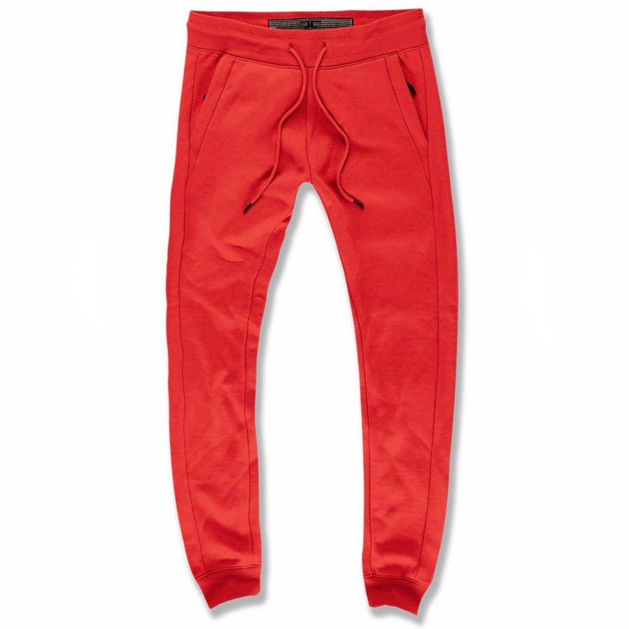 Jordan Craig Uptown Jogger Sweatpants (Red) 8620 – City Man USA