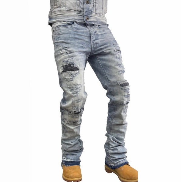 Jordan Craig Stacked Denim Jeans – DTLR