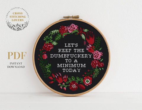 Gunfight Cross Stitch · Art · Gardening and Cross Stitch on Cut Out + Keep