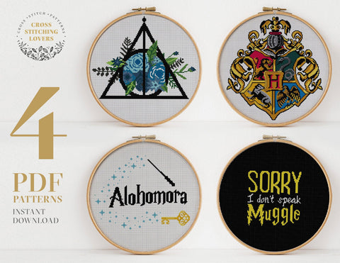Harry Potter Magic Bundle - Cross stitch pattern – Cross Stitching