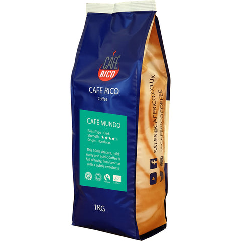 Cafe Mundo Dark Coffee Beans Cafe Rico Coffee Wholesaler