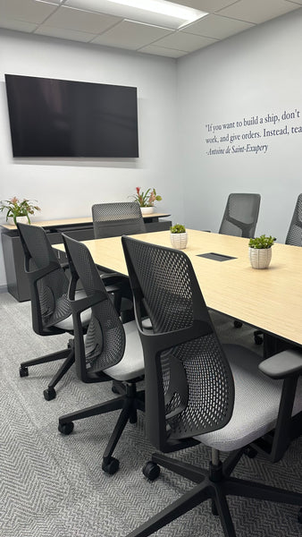 Watson Conference Table with Herman Miller Chairs