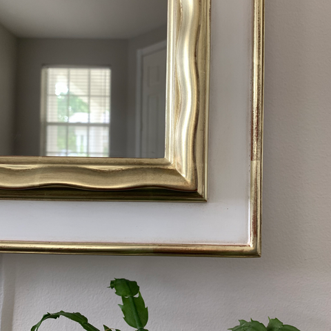 picasso hand carved gold gilded frame for mirror tv with 22k gold leaf