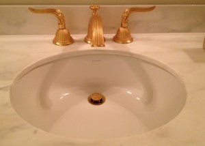 Sherle Wagner 24 carat gold Bath Fittings