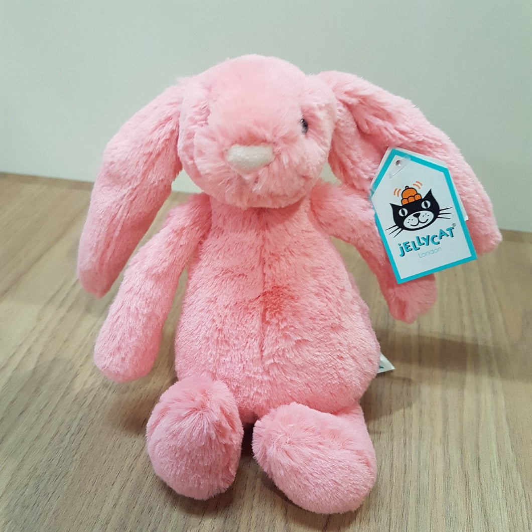 coral jellycat bunny