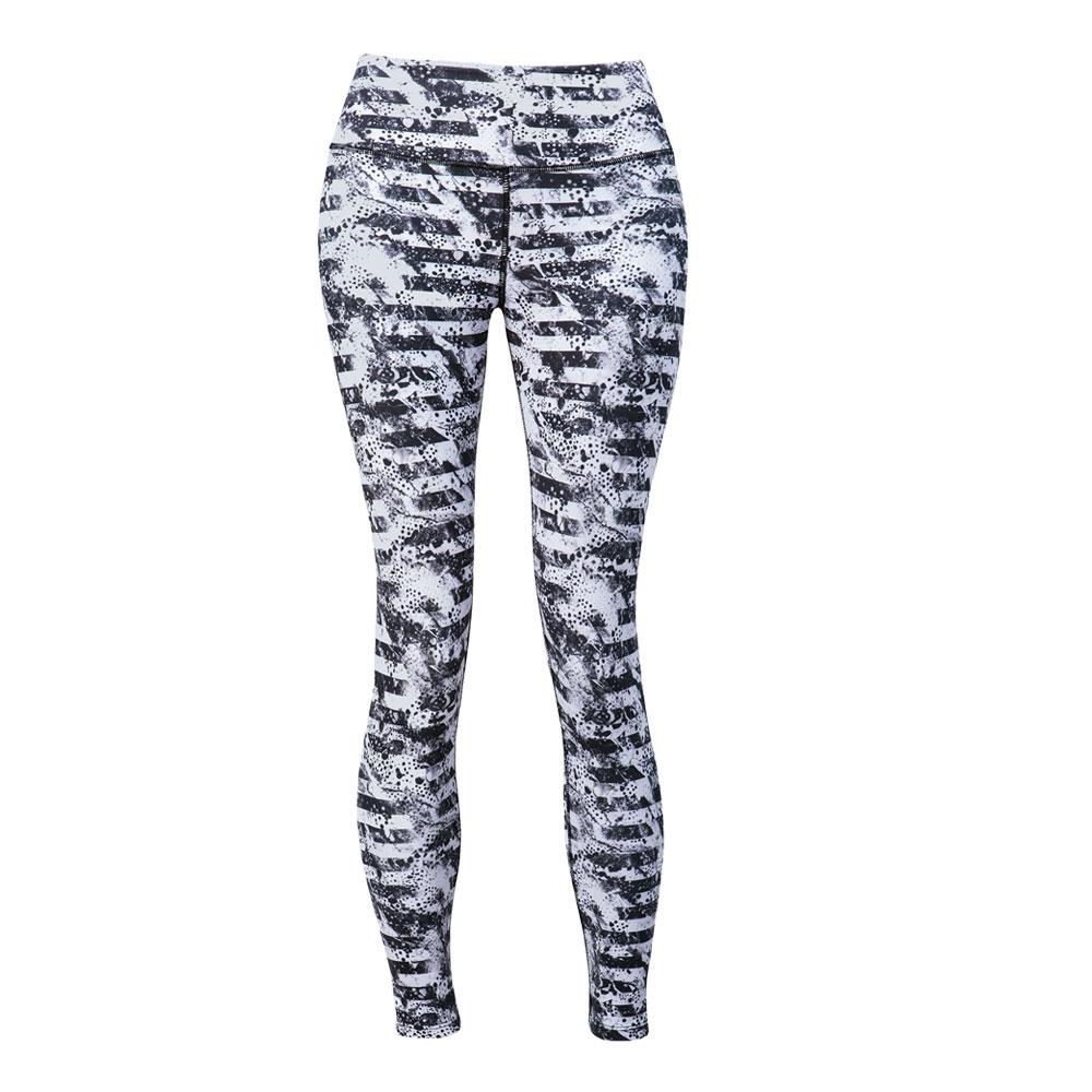 gray patterned leggings