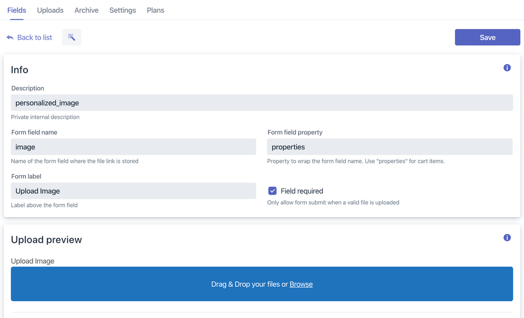 Upload-Lift Image Upload - Receive file uploads in Shopify, shapes