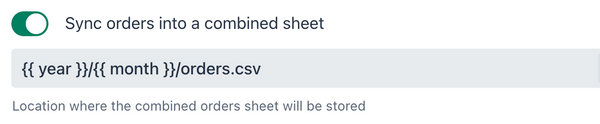 Shopify Orders CSV sync to Google Sheets