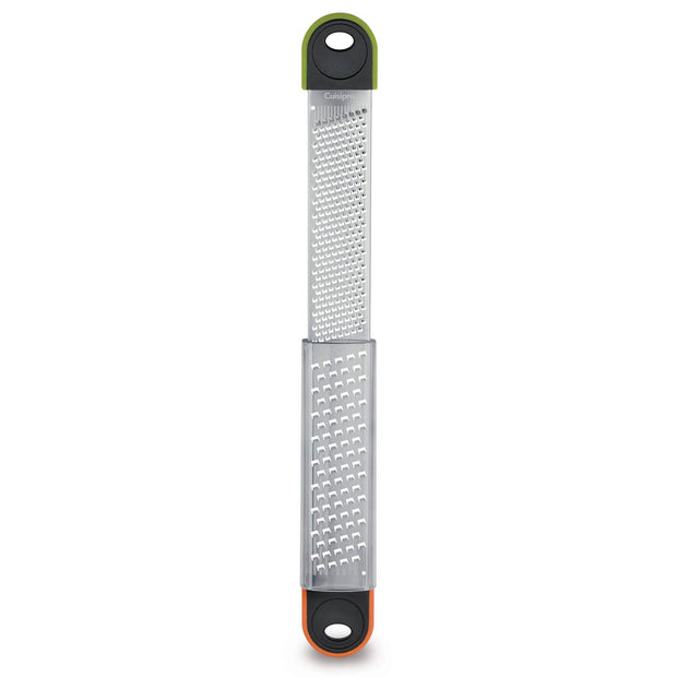 Tablecraft SG204BH 9 1/2 6-Sided Stainless Steel Box Grater with Soft Grip
