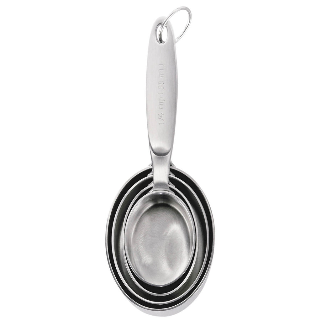 Vollrath Measuring Scoop/Cup, 1/3 Cup (80 Ml), Oval, Type 304 18 47057