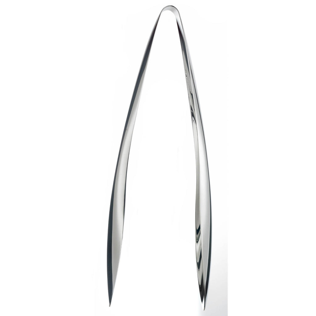 Cuisipro Silver Stainless Steel Salad Tongs - The Culinarium