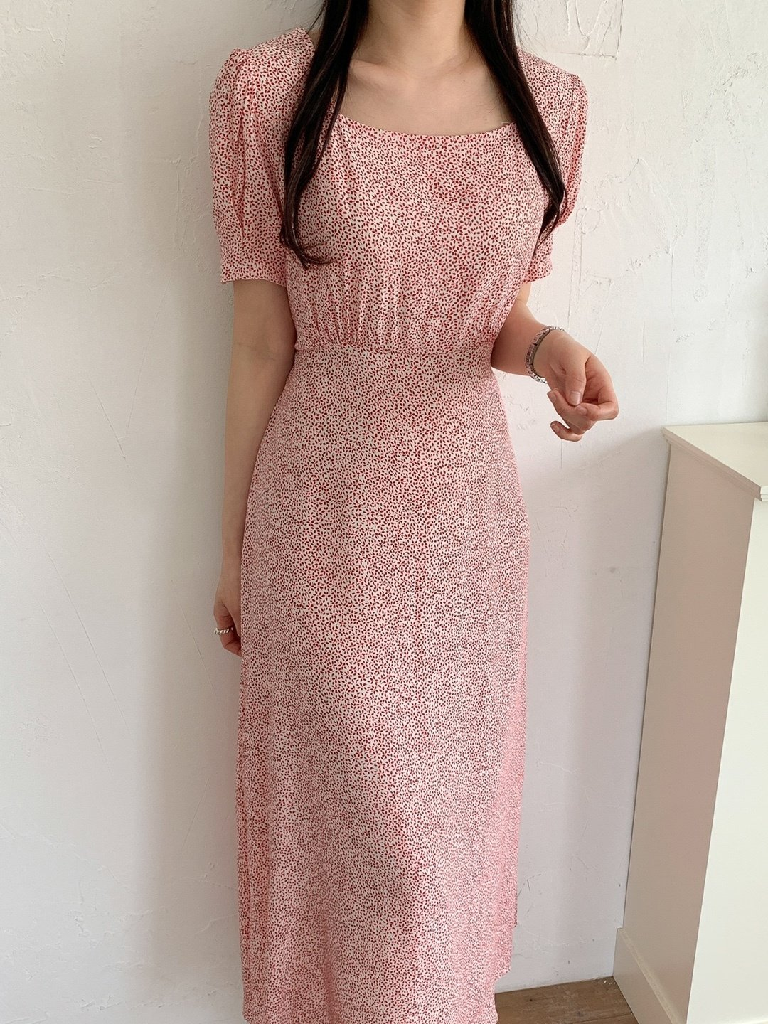 bell dress spring flower summer fashion