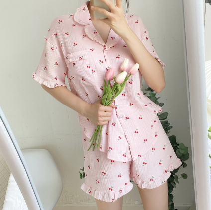 cotton candy cherry pajama