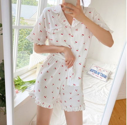 cotton candy cherry pajama