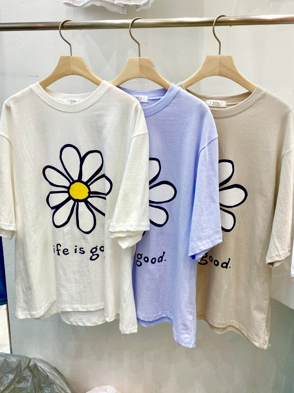 데이 플라워 티셔츠 한국 여름 옷 반팔 day flower t shirt t-shirt tshirt korean fashion clothes summer