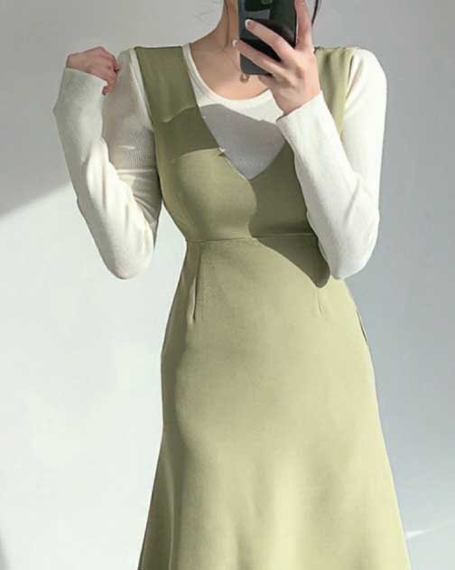 Rony Sleeveless Dress Sydney Delivery Fashion Korean