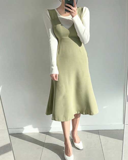 Rony Sleeveless Dress Sydney Delivery Fashion Korean