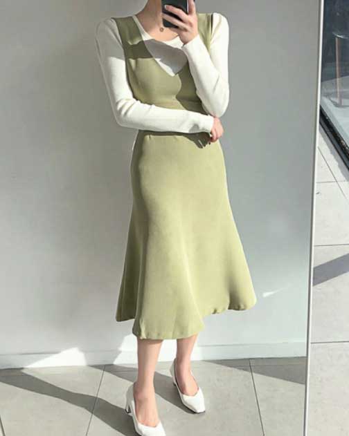 Rony Sleeveless Dress Sydney Delivery Fashion Korean