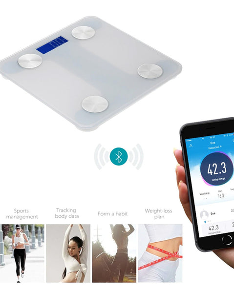 SDARISB Bluetooth scales floor Body Weight Bathroom Scale Smart