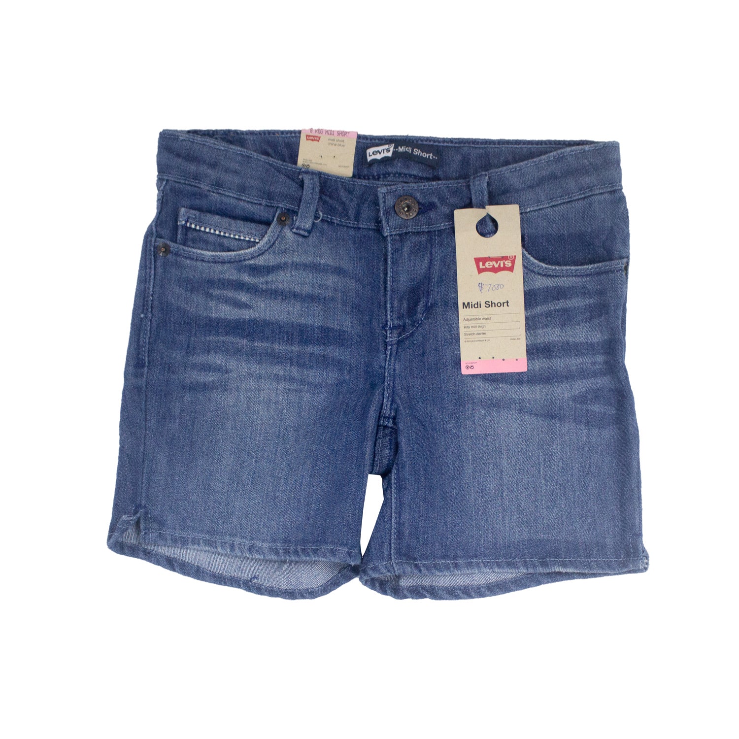 levis midi short