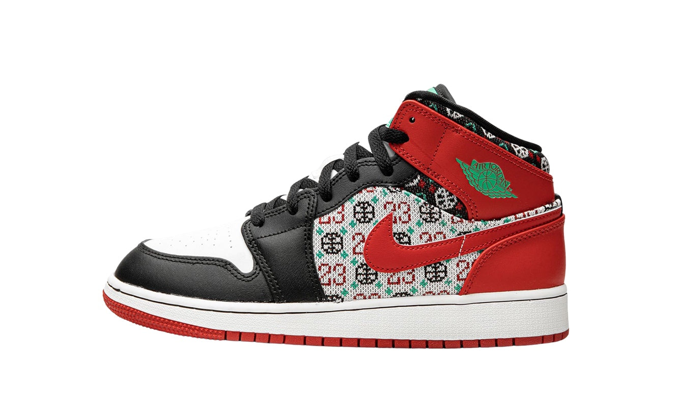 Air Jordan 1 Mid "Ugly Christmas" GS