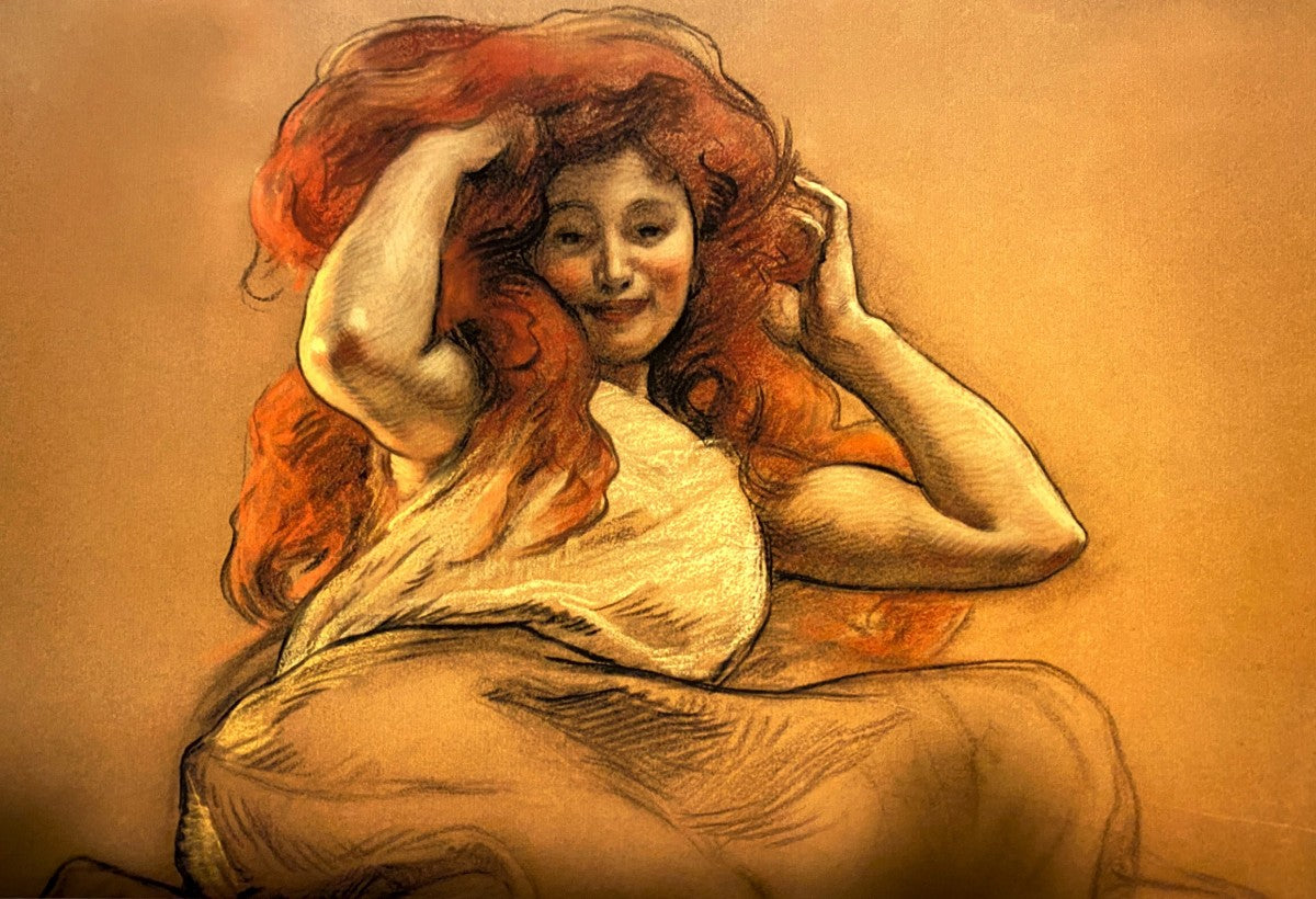 Victor Prouvé Desenho Art Nouveau