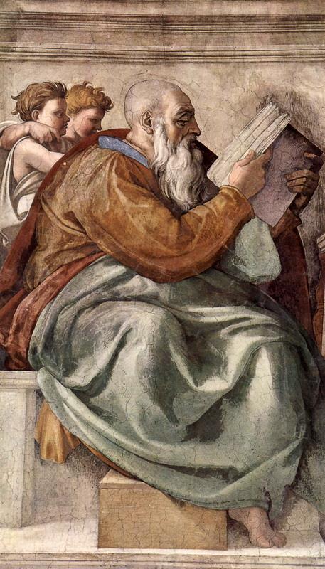 The Prophet Zacharias - Michelangelo