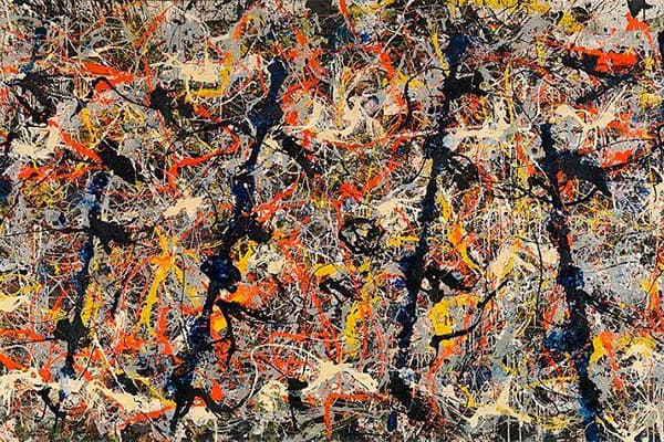 Abstract Expressionism - The Blue Poles by Jackson Pollock