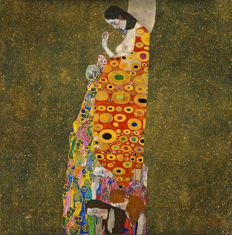 Надежда II Klimt - Art Nouveau