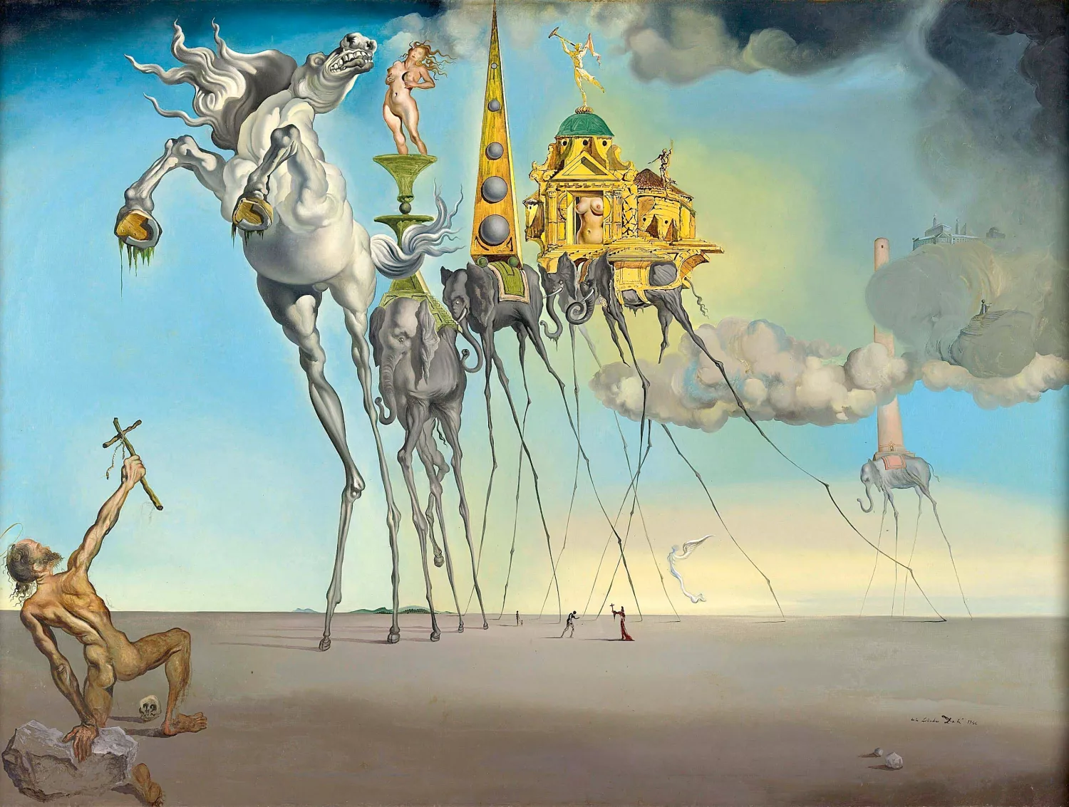 A Tentação de Santo António - Dalí