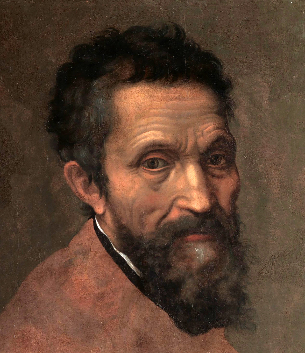 autorretrato de Michelangelo