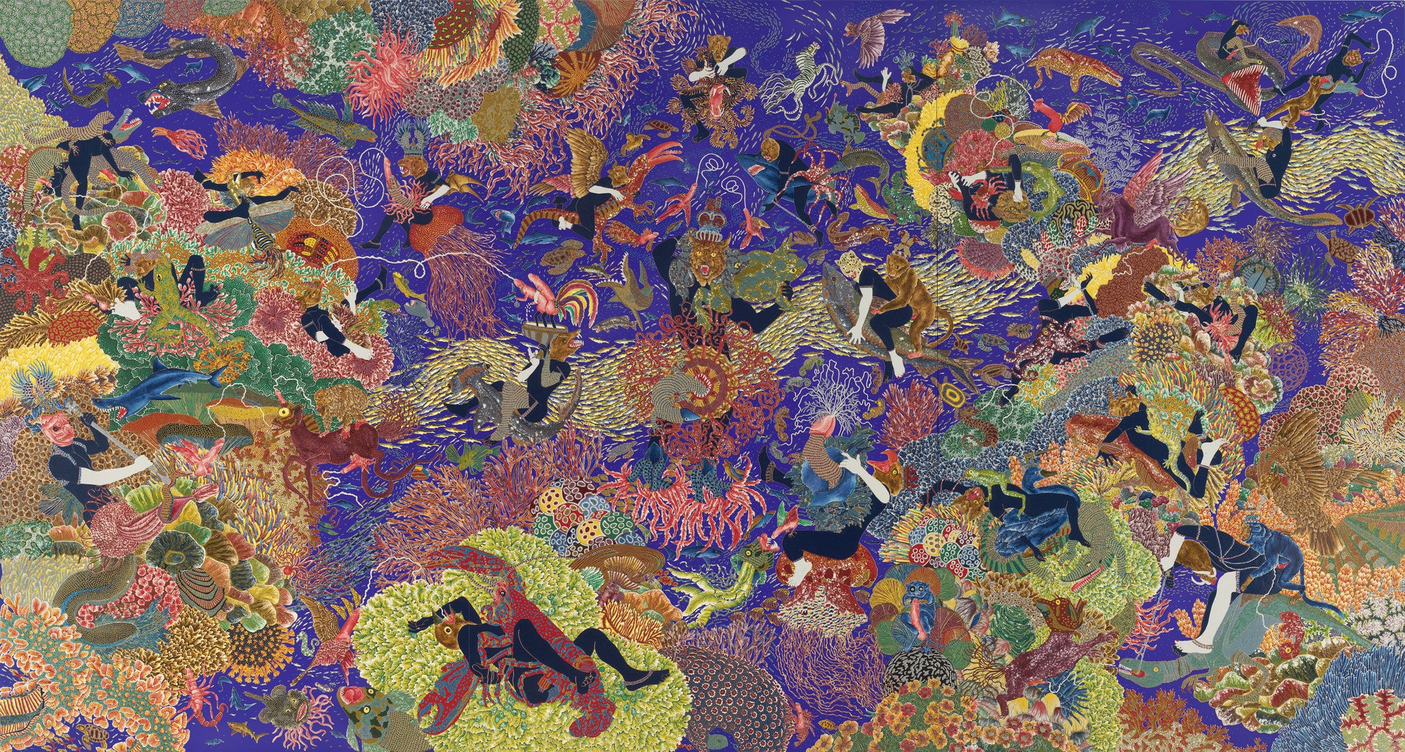 Raqib Shaw - O Jardim das Delícias Terrenas X (Garden of Earthly Delights X)