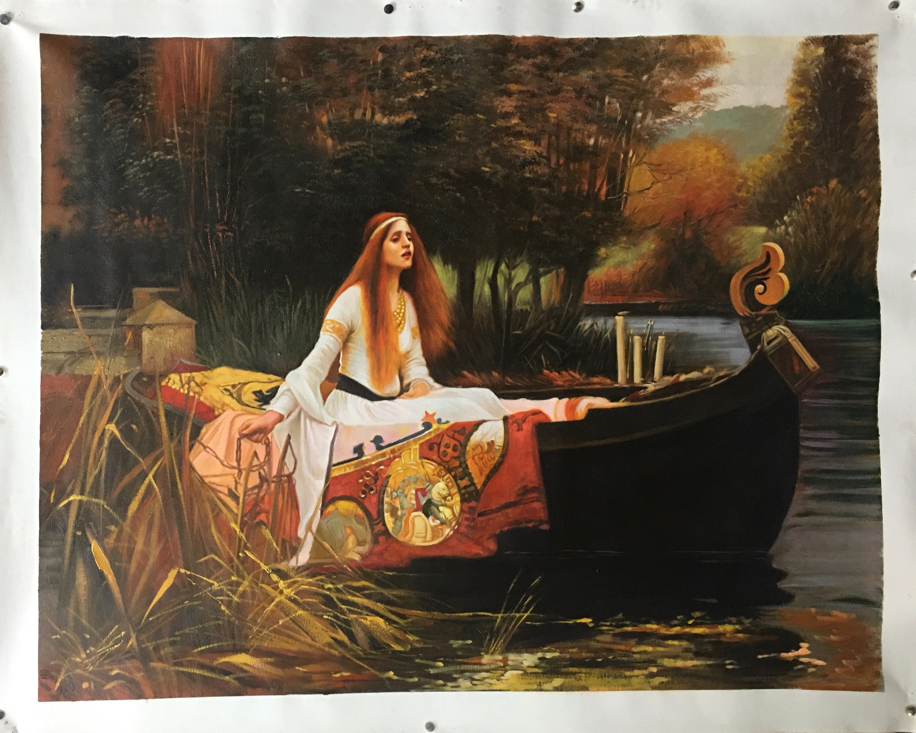 Replica of the Lady of Shalott