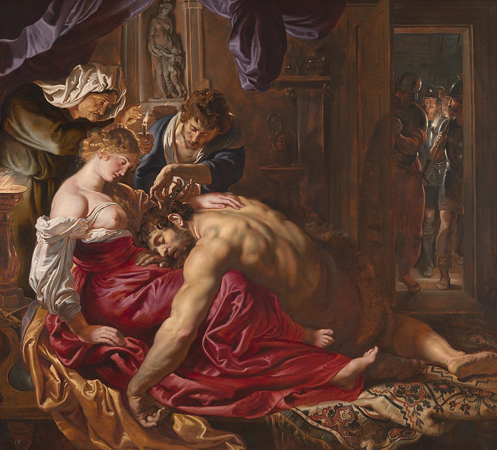 Samson a Dalila - Rubens